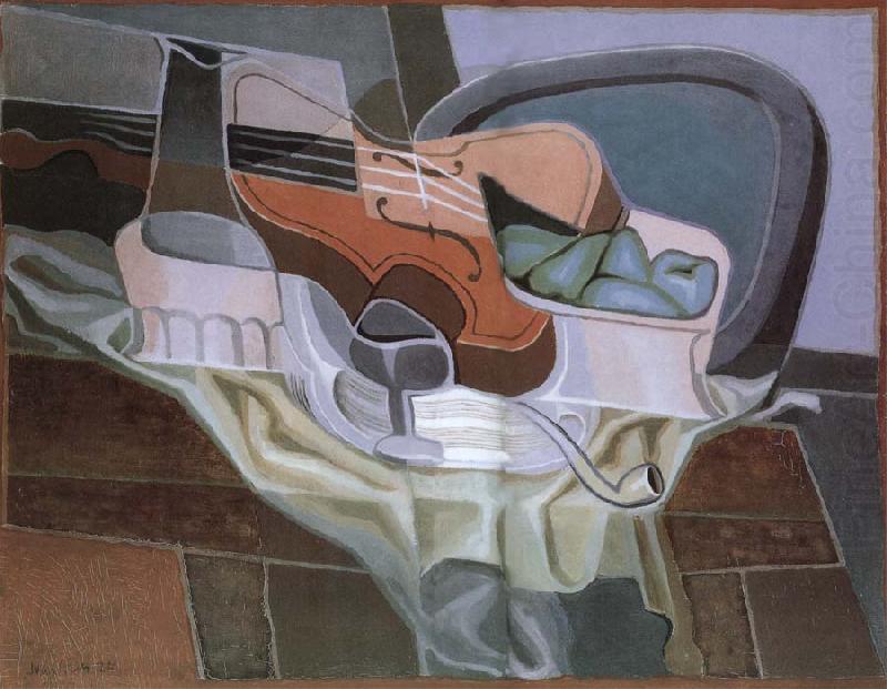 Juan Gris The Still life having table and armchair china oil painting image
